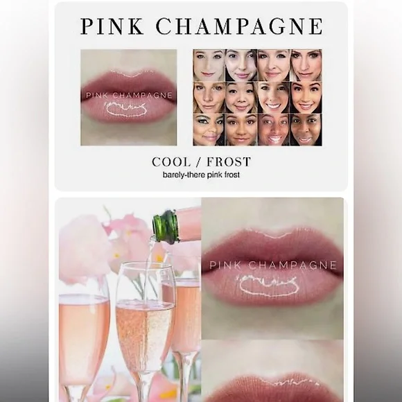 LipSense in shades: Pink Champagne, Dawn Rising, and Bravo 👄 - Picture 2 of 7